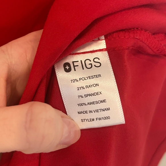 Figs Catarina One Pocket Scrub Top Size XS - Picture 3 of 5